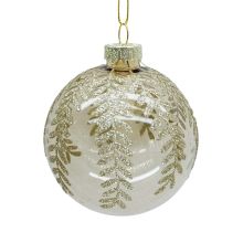 Christmas ornament JOY GLAM D8cm, glass