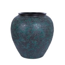 Vāze TITAN STONE H40cm, zils, keramika