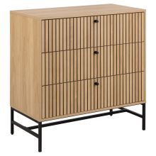 Chest of drawers ALBANY 80,6x40xH80,4cm, natural