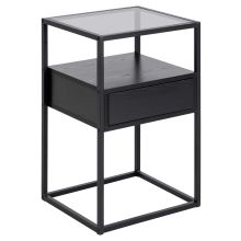 Naktsskapītis RANDOLF 40x35xH60cm, melns