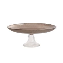 Glass platter CAKE PLATE D28cm