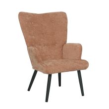 Atzveltnes krēsls MATEO rūsas brūns