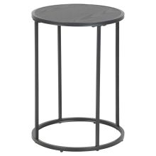 Side table SEAFORD D40xH55cm, black