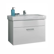 Izlietnes skapītis un izlietnes 312, 80x48xH57cm, balta glancēta