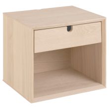 Прикроватная тумба CENTURY 37x32xH33см,  светлый дуб