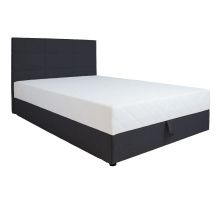 Континентальная кровать LEIKO 120x200см, черная