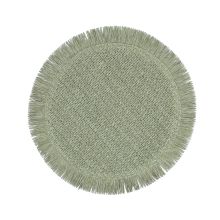Table mat SUZAN D38cm jute, green