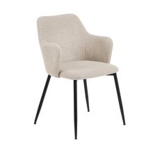Chair ILSA with armrests, beige