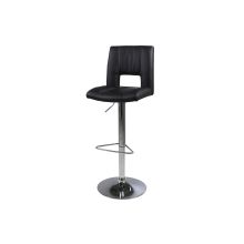Bar stool SYLVIA black/chrome