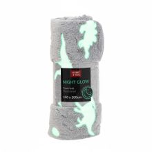 Plaid NIGHT LIGHT 150x200cm, dinosaurs