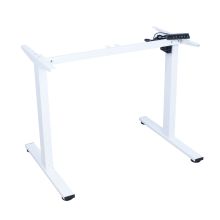 Table leg ERGO FIT with 1 motor, white