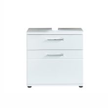 Washbasin cabinet MONTE 60x38xH58cm, white gloss