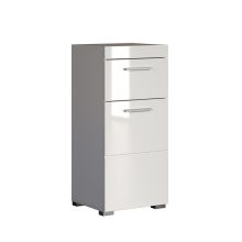 Vannas istabas skapītis AMANDA 37x31xH79cm, balts spīdums/balts