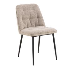 Ēdamistabas krēsls BROOKE gaiši bēšs