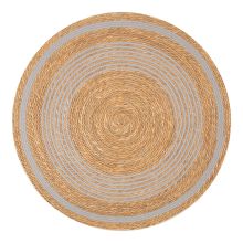 Paklājs SELITA D100cm, dabīgs/pelēks