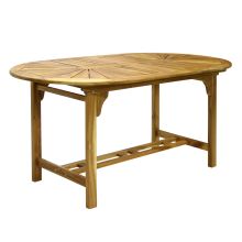 Table FINLAY 153/195x90xH72cm, acacia