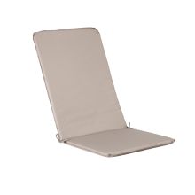 Seat/back cushion OHIO waterproof, 50x120xH2,5cm, beige