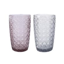 Drinking glass DIAMOND 350ml tall, mix