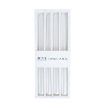 Svece CAROLA 25cm balta pērle