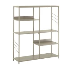 Полка DIMITRA 100x30xH124 см, серый