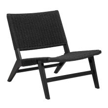 Lounge chair CARSON black