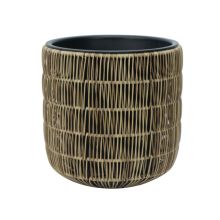 Puķu pods WICKER D35xH36cm, gaiši brūns