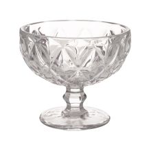 Dessert goblet CORAL, clear