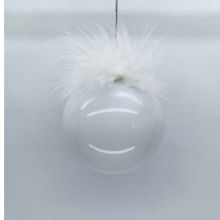 Ziemassvētku rotājums JOY PEARL D8cm, stikls