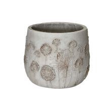 Кашпо SUNNY FLORE D23.5xH21см белый