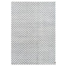 Wool carpet KUUSAMO 160x230cm, white/grey