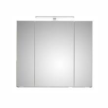 Mirror cabinet with LED lighting 31-II, 80x16xH70cm, grey