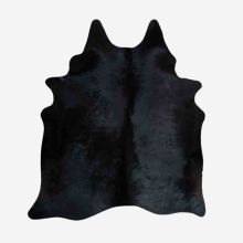 Cowhide BLACK 3-4m², 200x210cm