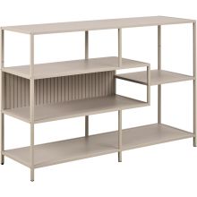 Grāmatu plaukts SEAFORD 114x35xH78cm, pelēks