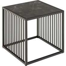 Sānu galdiņš STRINGTON 40x40xH40cm, melns