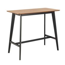 Bāra galds ROXBY ozols/melns