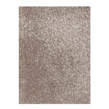 Carpet NOBLE D133cm, beige, velour pile