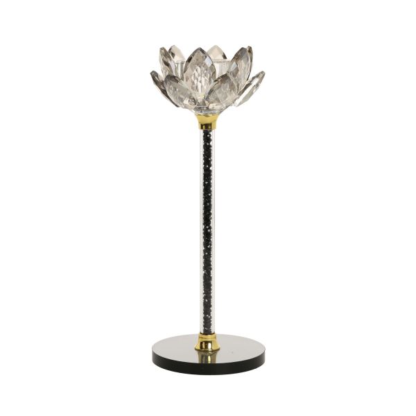 Svečturis CHANLE H20.5cm, pelēks