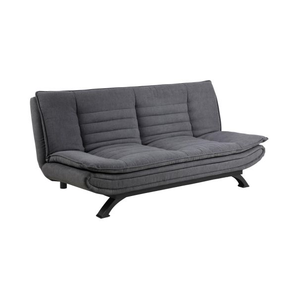 Sofa bed FAITH dark grey/black