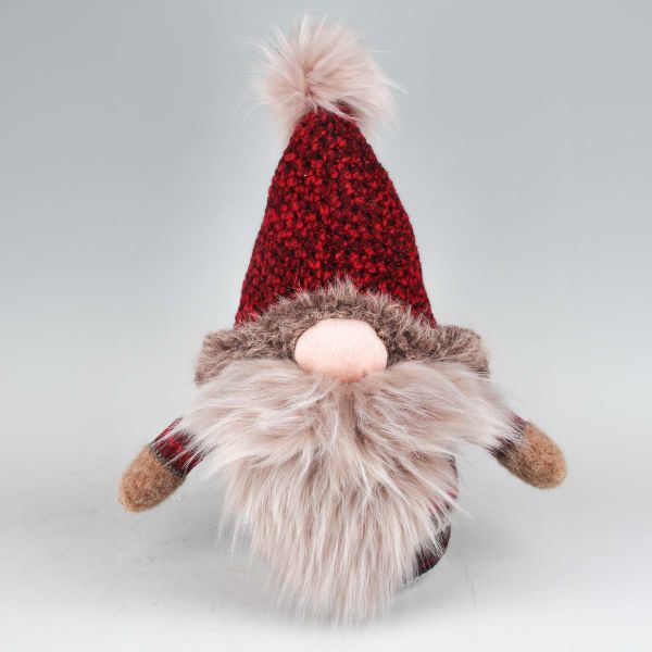 Decoration FAB SANTA H45cm, elf, with beard