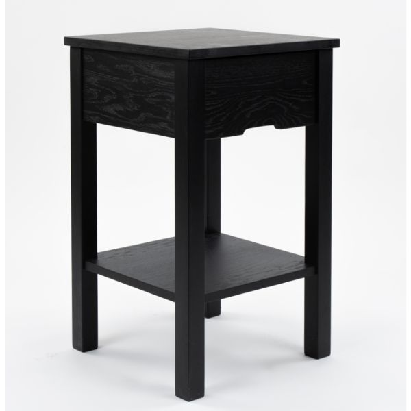 Nakts skapītis BLACK, 40x40x65cm, ozols