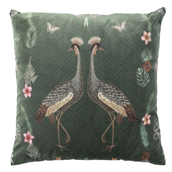 Cushion HOLLY 65x65cm, tropical birds