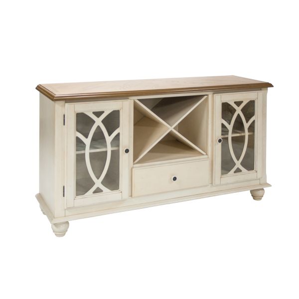 Комод LILY 152x46xH84см, антично-белый