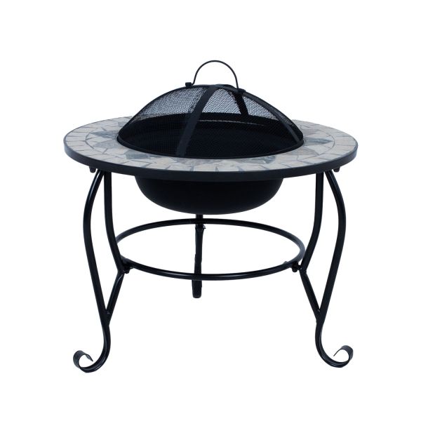 Fire pit MOSAIC 60x60xH45cm, beige