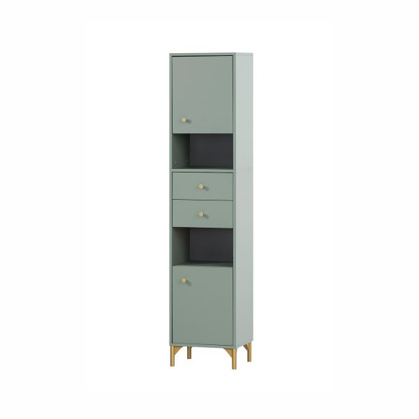 Bathroom cabinet ANDO 40x33,5xH182cm, green