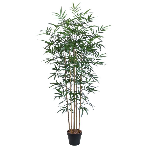 Mākslīgs koks BAMBOO H150cm, melns puķupods