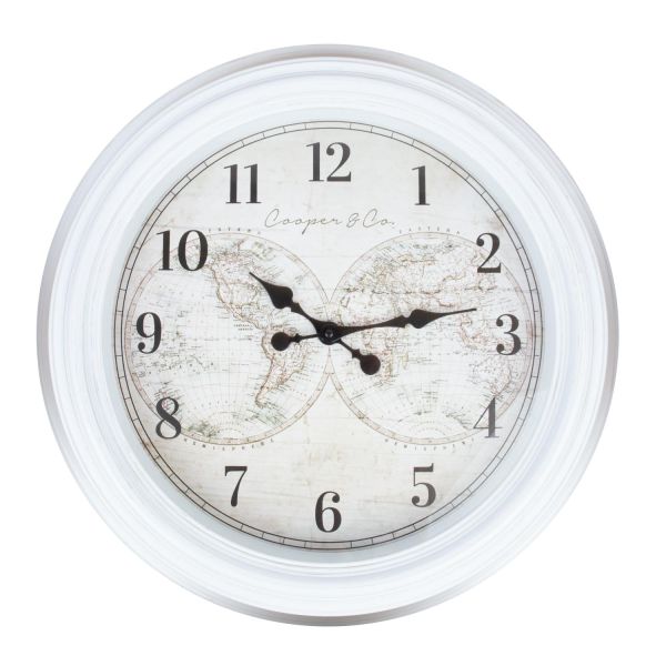 Wall clock GUSTAV D60cm, white