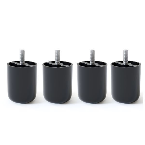 Leg for storage couch H5cm, 4pcs, plastic