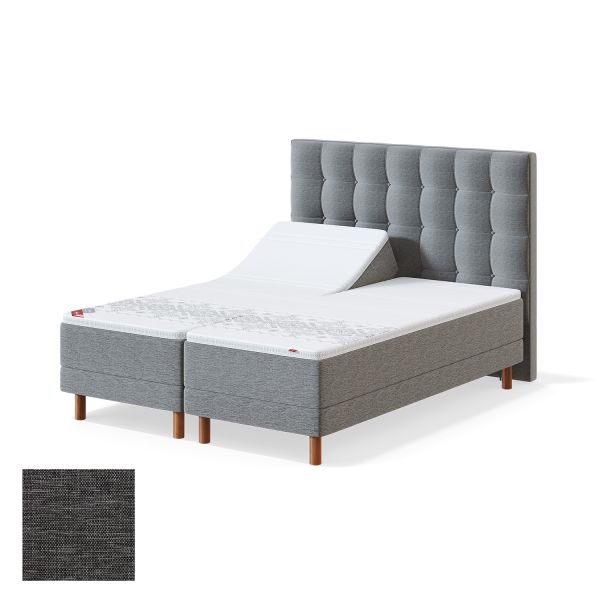 Motor bed RED MANGO 180x200cm, firm, dark grey