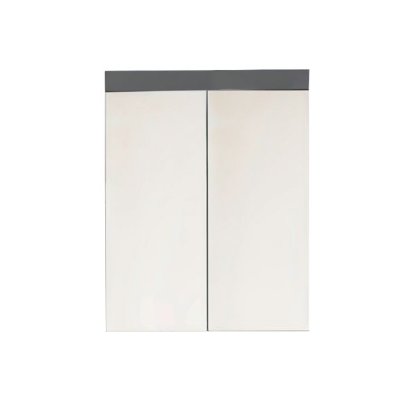 Spoguļskapītis AMANDA 60x17xH77cm, pelēks spīdums