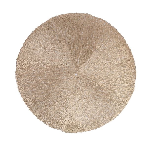 Placemat ELONA D38cm, golden